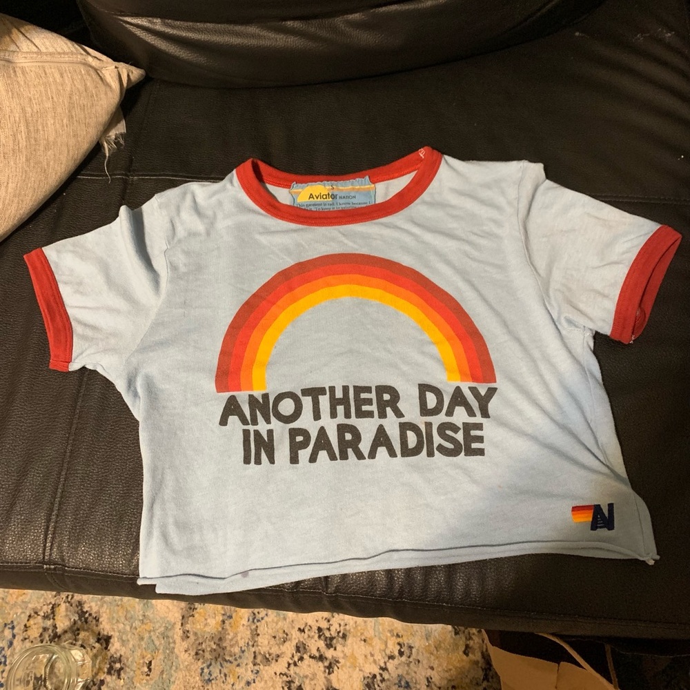 Women’s small aviator nation t shirt. Barely worn, great condition.